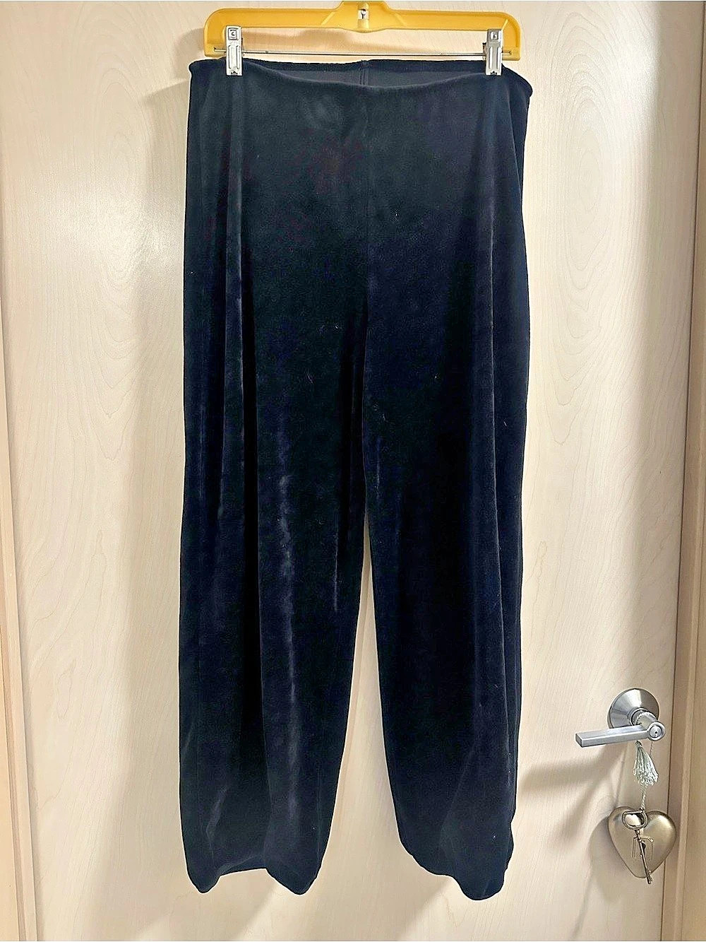 Gudrun Sjoden Women’s Organic Cotton Velvet Pants Pull On Boho Lagenlook M